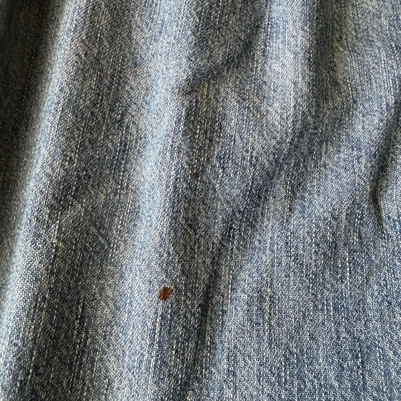 Vintage Disney Store Winnie the Pooh Denim Midi Dress Small Button Front - Picture 8 of 8